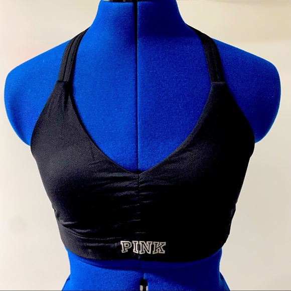 PINK Victoria's Secret Other - Pink black sports bra size S